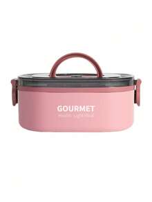 SHEIN 800/1400/2000 Milliliter Multi-Color Bento Box Set, Reusable, Leak-Proof Bento Box With Three Layers, No BPA Lunch Box, Insulated Bento Box, School Bento Box, Office Lunch Box, Travel Bento Box, Stackable, For Microwave, Dishwasher, And Refrigerator, Bento Box - Multicolor - View 23