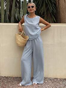 DAZY Bộ đồ hai mảnh dành cho nữ - Xám - Xem 6