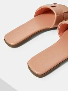 MOTF DÉP SANDAL ĐƠN GIẢN, THOẢI MÁI DÀNH CHO NỮ - Màu Hồng baby - Xem 7