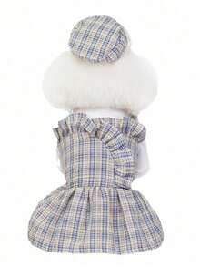 PETSIN Vêtements pour chiens, vêtements pour chats, jupes pour animaux, nouvelle collection printemps/été pour animaux de compagnie, robe pour chiots, robe polyvalente de princesse, rayures imprimées, vêtements pour petits animaux, écran solaire cool - Multicolore - Voir 23
