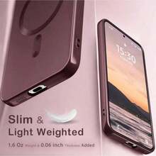 1pcLuxury Magnetic Phone Case Compatible With Samsung Galaxy S24 S25 S22 S23 Ultra Plus S20 S21 FE Note 20 A35 A55 A05 A15, Soft TPU Material - Burgundy - View 7