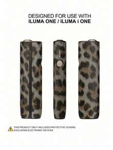 1 pieza Estuche de protección contra caídas de 12 * 3,5 cm adecuado para IQOS ILUMA ONE, estuche protector adecuado para IQOS Iluma I One, accesorios de moda con estampado animal PU, completamente protegido, absorbe impactos, antideslizante - Multicolor - Ver 23