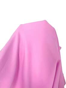 SHEIN EZwear 女士休闲纯色吊带连衣裙，适合夏季日常通勤 - 粉色 - 查看 3