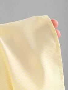SHEIN Sweetro Đầm ngắn tay dáng lửng ôm sát, thiết kế thời trang thường ngày, kiểu dáng thắt eo, mẫu mới về mùa hè. - Màu vàng - Xem 5