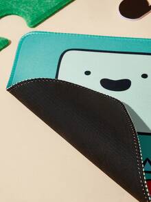ADVENTURE TIME X SHEIN Adventure Live Treasure BMO 卡通滑鼠墊，方形人物圖案可愛防滑辦公電競桌墊 - 查看 4
