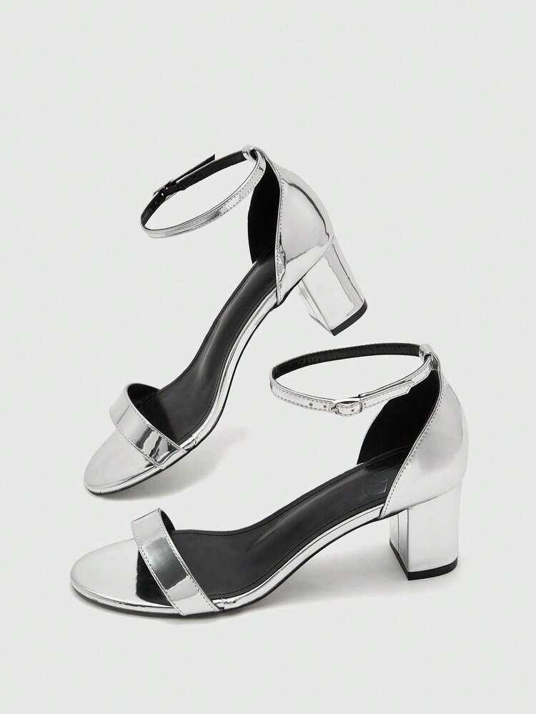 CUCCOO BIZCHIC Women Shoes Spring And Summer New Round Toe PU Surface. Hollow Ankle Strap Buckle Word With Toe Heel Sandals. Romantic Elegance Temperament Simple Sexy High Heel Paint Heel Dress Shoes Valentine's Day. Dating Party, Fashionable Sexy/Club Wear, Suitable For Christmas. Spring Summer Four Seasons Workplace Festival Street Popular Classic Sandals Elegant Temperament Women's Shoes Thick Heels. Bad Girl Night Out Pumps Summer Shoes