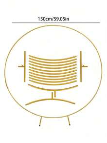 1 Conjunto de Metálicos Redondos para Balões, Suportes de Balões de 4.92/5.9/6.56 Ft, Cenários de Festa, Adequado para Decorações de Feriados, Aniversários, Casamentos e Formatura. - Visão 4