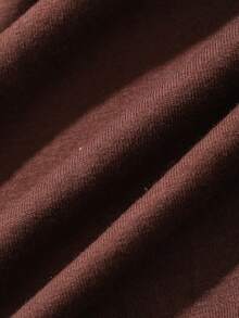 FRIFUL Women's Casual Loose Sheer Mesh Solid Color T-Shirt, Versatile For Spring And Summer - Brown - View 3