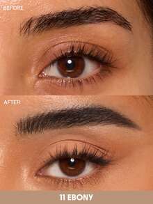SHEGLAM Brows On Demand 2-In-1 眉筆-11 Ebony 品牌美妝化妝品 適合女士與女孩 - 11 Ebony - 查看 4