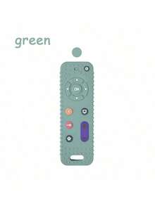 Silicone Teething Remote Control TV Design Soothing Gum Relief Sensory Stimulation Toy For Infants Christmas Stocking Fillers Holiday Gift Ideas Scandinavian Style Must Haves - Multicolor - View 14