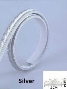 1m Tira decorativa autoadhesiva de PVC suave para decoración de techos, pisos y juntas de paredes, moldura 3D - Multicolor - Ver 22