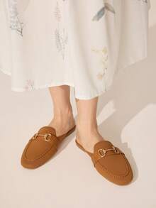 CUCCOO BASICS Casual & Fashionable Versatile Comfortable Women Flats For Christmas - Red Brown 1 - View 3
