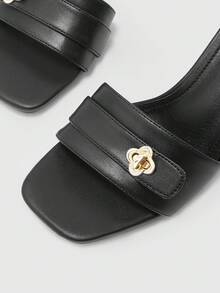 CUCCOO BIZCHIC Women's Fashion High Heel Sandals - Black - View 8