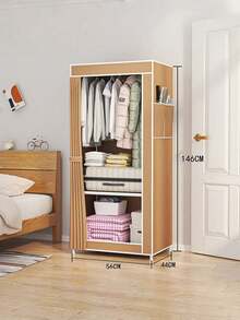 Closet Organizer With Multiple Shelves Large Capacity Storage Cabinet Spacious Hanging Space Sturdy Frame Easy Assembly Space Saving Solution For Bedroom Home Use - Multicolor - View 18
