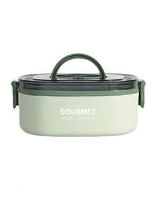 SHEIN 800/1400/2000 Milliliter Multi-Color Bento Box Set, Reusable, Leak-Proof Bento Box With Three Layers, No BPA Lunch Box, Insulated Bento Box, School Bento Box, Office Lunch Box, Travel Bento Box, Stackable, For Microwave, Dishwasher, And Refrigerator, Bento Box - Multicolor - View 19