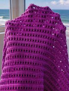 Flora Isola Flora Isola Spring/Summer Sleeveless V-Neck Backless Knit Dress, Casual Beach Vacation Style - Purple - View 6