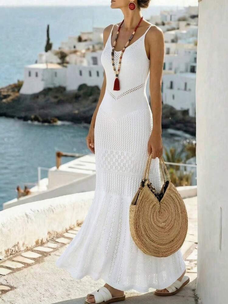 Plus Size Dresses - Blanco - View 7