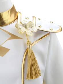 MINKOJA MINKOJA 女童裙子舞蹈服套装 万圣节嘉年华角色扮演亲子装 生日派对礼物 儿童精美 - 白色 - 查看 7