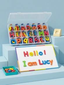 MINKOJA MINKOJA Children's Educational Magnetic Stickers - Letter And Number Fridge Magnets, Learning Toys For Boys And Girls Aged 3 , Kids Toys - Children's Holiday And Birthday Gifts - Multicolor - View 1