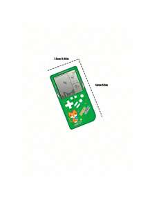 MINKOJA 1 pieza Consola de juegos de pantalla grande estilo retro con 1 tanque/carreras/juegos de disparos/casuales/rompecabezas, con dificultad y velocidad ajustables, pequeña y fácil de transportar, mejor regalo, consola de juegos, juegos, videojuegos - Multicolor - Ver 7