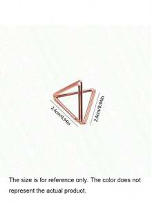 20pcs Triangular Seat Card Holder, Mini Table Card Photo Holder, Picture Holder, Note Holder, Business Card Holder, Suitable For Wedding Parties, Birthday Parties, Offices, Dining Tables, Menu Holders - gold - View 9