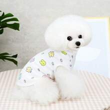 PETSIN Quần áo thú cưng mùa xuân mới, đồ dùng cho thú cưng, áo ba lỗ cho chó, áo thun cho mèo, trang phục cho gấu bông, trang phục cho động vật nhỏ, áo ba lỗ thường ngày mát mẻ, quần áo cho chó, quần áo cho mèo, áo ba lỗ hai mùa xuân hè mới, áo vest cotton. - Nhiều màu - Xem 16