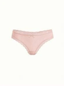 Bonmuse Quần lót ren nữ 6 chiếc/gói, quần lót đa năng cạp vừa - Nhiều màu - Xem 17