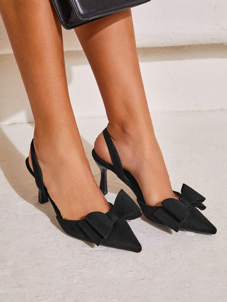 CUCCOO CHICEST Fashionable High Heel Shoes With Bowknot, Graduation Heel, Prom Heels For Summer Elegant Heels Summer Shoes Summer Break Easter For Christmas Elegant Shoes Wedding Shoes Summer Shoes Bride Shoes