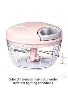 1pc Mini Garlic Press & Onion Chopper, Manual Food Processor For Vegetables, Rope-Style Vegetable Chopper Onion Dicer, Suitable For Ginger, Chili, Vegetables And Fruits, Kitchen Vegetable Chopper, Multi-Functional Manual Food Processor Vegetable Chopper, Portable Hand-Pull Garlic Press & Onion Dicer, Suitable For Vegetables, Ginger, Fruits, Nuts, Herbs, Etc. (Two Sizes Available) - Multicolor - View 19
