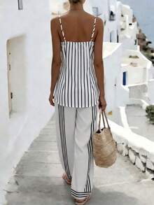 SHEIN Holidaya Women Tank Tops & Camis - White - View 2
