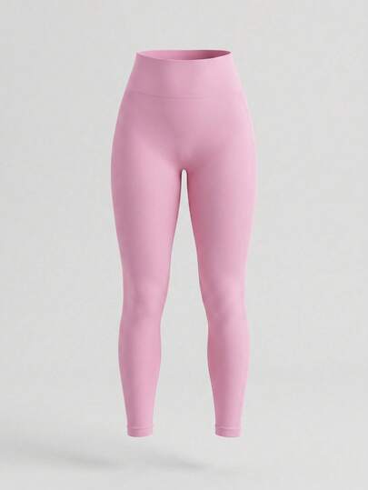 Sweetra Quần legging tập yoga co giãn liền mạch cạp cao cho nữ