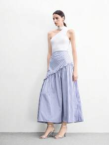 CUCCOO BIZCHIC 女鞋简约时尚圆头高跟凉鞋 - 銀色 - 查看 6