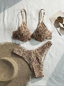 Swim Vcay Women's Swimwear Set, Random Printed, With Underwire, Non-Push Up - Multicolor - View 1