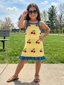 Young Girls Cover Ups - Yellow - View 2