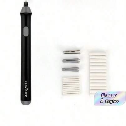 PVC Auto Rotate Eraser Set Precision Sketch Edges Correction For Drawing Art School Office Supplies Smudge Free Student Exam Home Drawing Tool