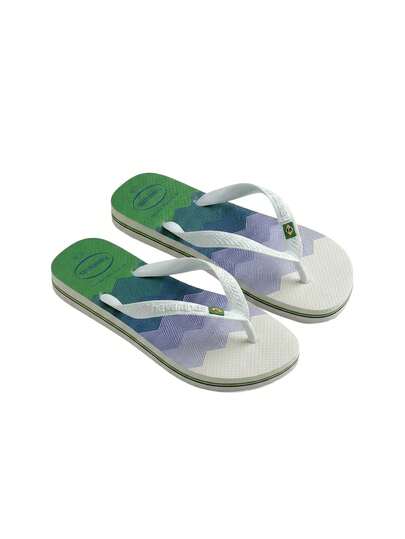 Havaianas Brasil Fresh Women's Flip-Flops White Green 4145745