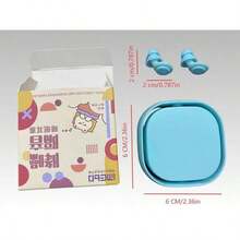 Reusable Silicone Sleep Earplugs, Made Of Soft & Comfortable Silicone Material, Fashionable Design, Skin-Friendly Fit, Easy To Clean, Suitable For School/Home/Travel, Effectively Block Disturbing Noise. #Reusable Earplugs #Sleep Aid - multicolor - View 4