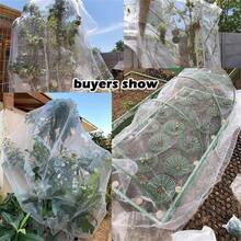 1 Piece 60 Mesh Garden Protective Net, Anti Fog Net, Anti Bird Net, Nylon Plastic Net, Greenhouse Vegetable Insect Net - White - View 9