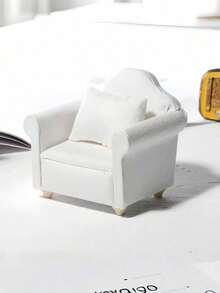 Bộ sofa mini nhà búp bê tỷ lệ 1:12, sofa mô hình mini kèm gối, đồ trang trí nhà cửa, sofa nhỏ tự làm, trang trí nhà gỗ tuyệt vời, bộ mô hình sofa nhỏ, quà sinh nhật, trang trí gia đình, trang trí tạo không khí ấm cúng. - trắng - Xem 11