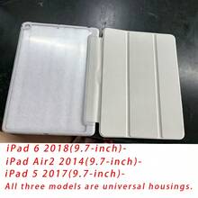 Ốp lưng dạng gập bằng da TPU tương thích với A16 (thế hệ 11/10), thế hệ 9/8/7 (10.2"), Air (10.9"), Pro (11"), Air (10.9"), Pro (12.9"), Màu xám - Màu Xám nhạt - Xem 25
