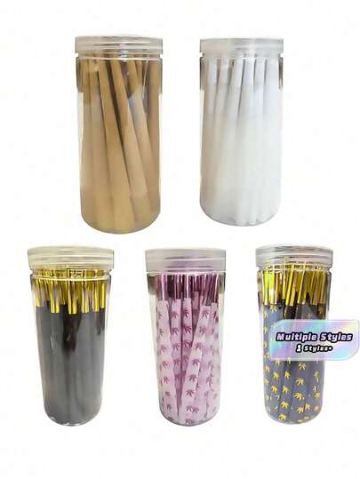 50 PCS Pre Rolled Cones | Classic King Size Cones |50 Pack(4.33inch/110mm)| Pre-Rolled Cones | Pre Rolls Rolling Papers Cones|Rolling Paper With Tips|Rolling Paper