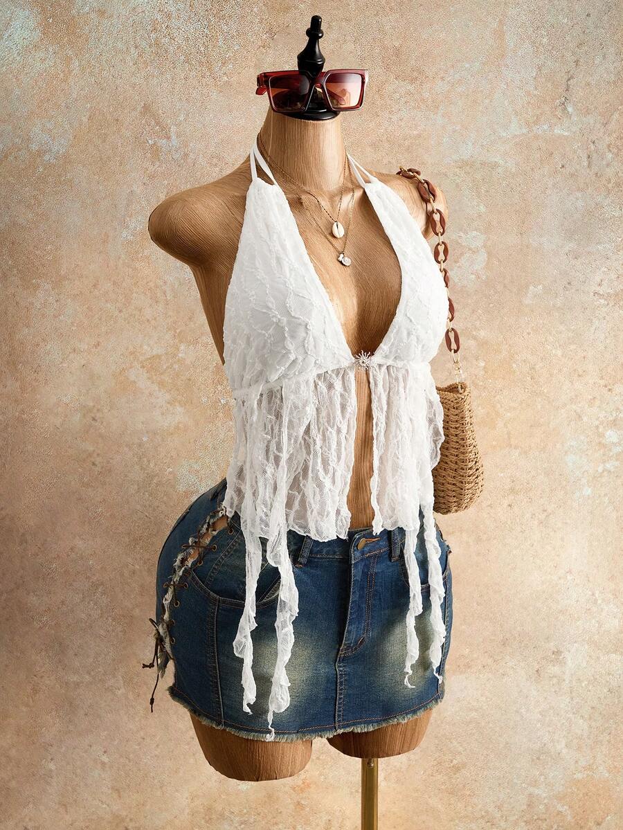 Women Tank Tops & Camis - White - View 1