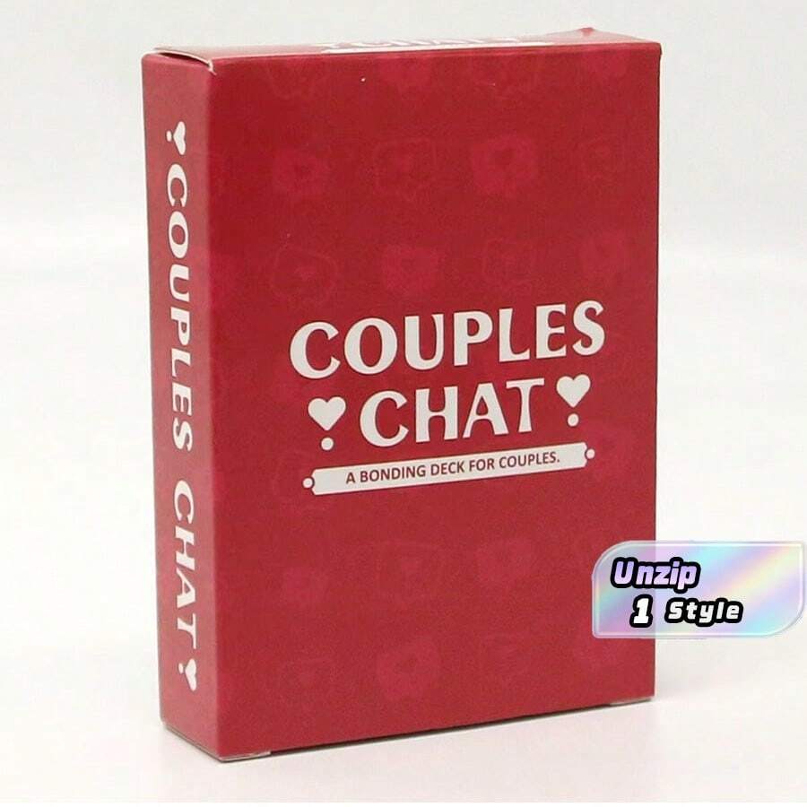 3pcs Couple English Dialogue Game Cards, Valentine's Day Gift, Create Perfect Date Night, Deepen Mutual Understanding, Fun Game Night - red - View 1
