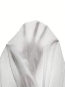 SHEIN Glamorique Kids 少女粉色花瓣袖波浪优雅连衣裙，配腰带，适合派对、宴会和夏季穿着 - 杏色 - 查看 8