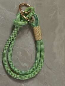 1 pieza Collar para mascotas tejido a mano con hebilla metálica, tamaño de cuello ajustable, adecuado para perros pequeños/medianos/grandes, correa para entrenamiento y actividades al aire libre - Multicolor - Ver 16
