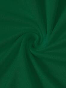 Manfinity Hypemode T-shirt à manches courtes pour homme, col rond, couleur unie, polyvalent, pour un port quotidien décontracté - Vert sapin - Voir 3
