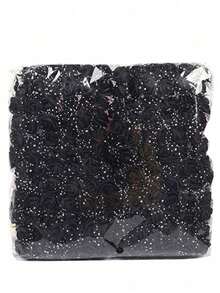 144朵人造迷你玫瑰混合色纸花，手工小花工艺品，微型花，适用于婚礼花束、纸艺、DIY剪贴簿装饰，带茎 - 玫瑰 - 查看 13