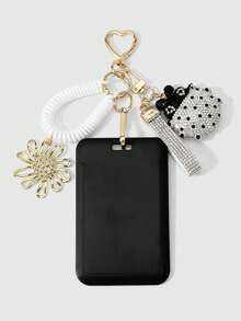 ROMWE Kawaii 1. Gantungan Kunci DIY untuk Tas, Sederhana, Kreatif, dan Serbaguna: Pita Bunga Paduan Logam untuk Kabel Telepon dan Hiasan Berlian Imitasi Cerah, Gelang Tangan Nilon, Penutup Kartu, dan Kumbang. - MultiWarna - View 11