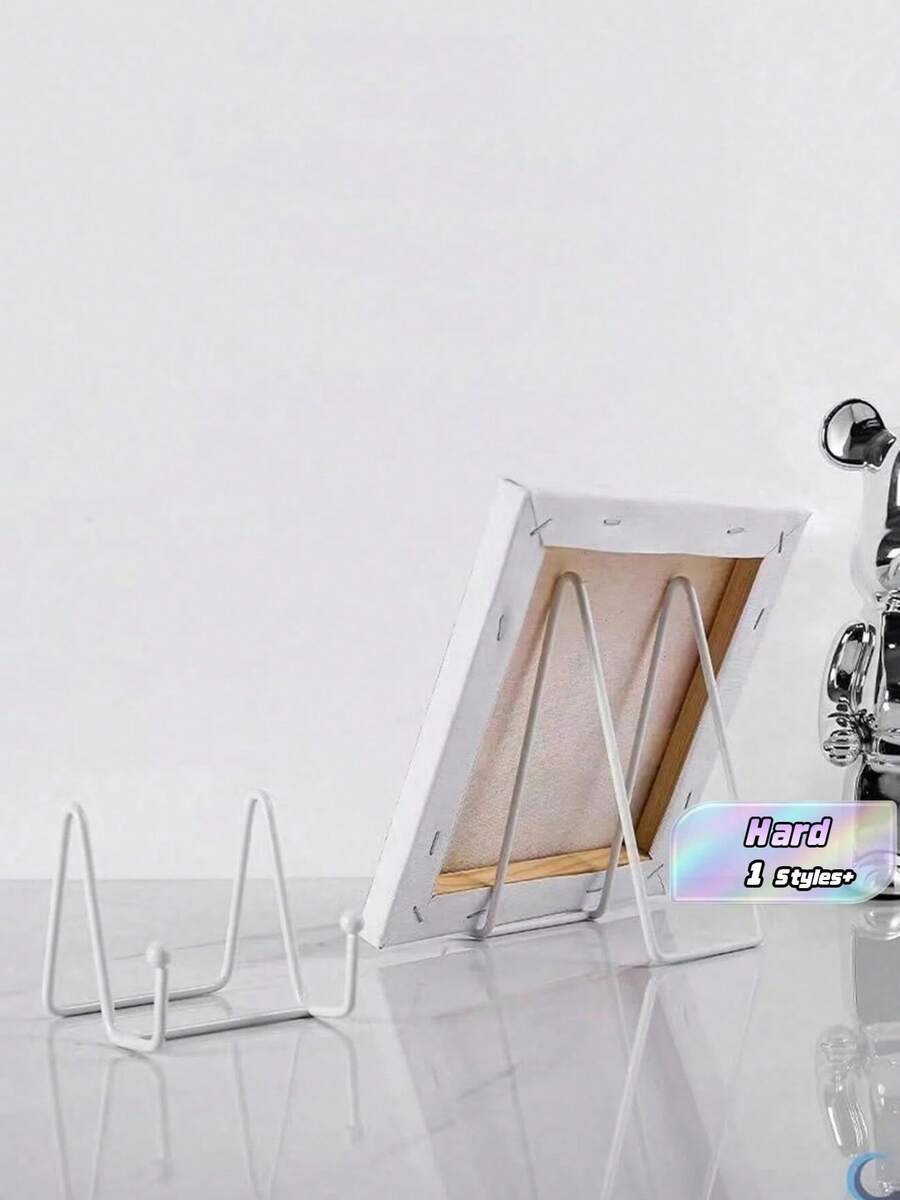 N-Shaped Iron Photo Frame Holder, Simple Phone & Tablet Metal Stand, Display Stand For Decorative Plate