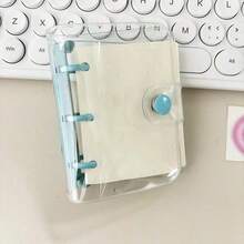 Bộ 1 cuốn sổ tay mini Macaron, sổ nhật ký cầm tay, 80 tờ giấy rời, thích hợp cho năm học mới. - Nhiều màu - Xem 17